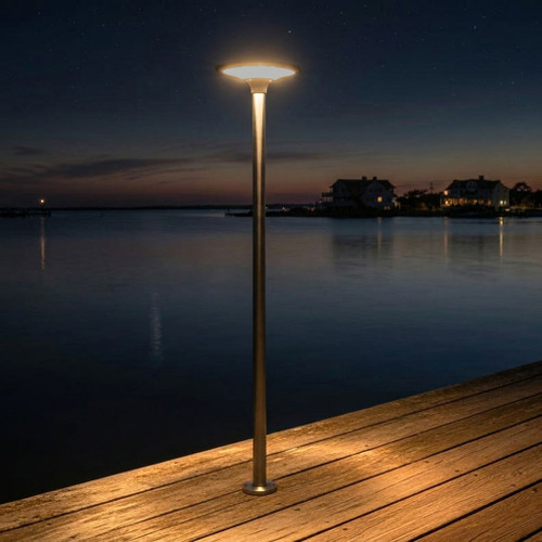 Solar Lamp Post with 2m Pole IP65 2100lm 2-CCT 10W 20W