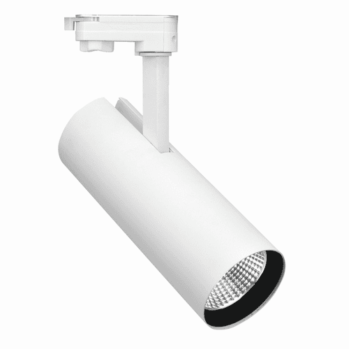 Track Light White Aluminium 15W Tri-CCT Triac Dimmable Commercial Grade