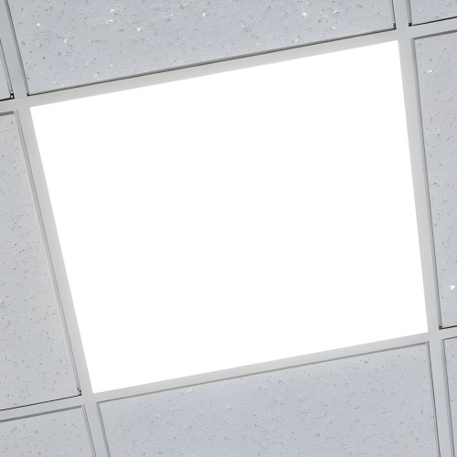 LED Backlit Panel Light 60x60cm Aluminium 36W 3956lm Tri-CCT IP20 Non-Dimmable