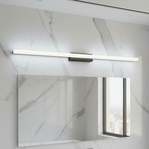 LED Vanity Light Black Frost Acrylic 82cm 4000K 20W 1480lm Dimmable