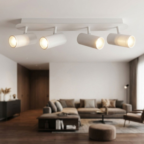 Spotlight White 4 Light 20W 2956lm 4000K 52cm