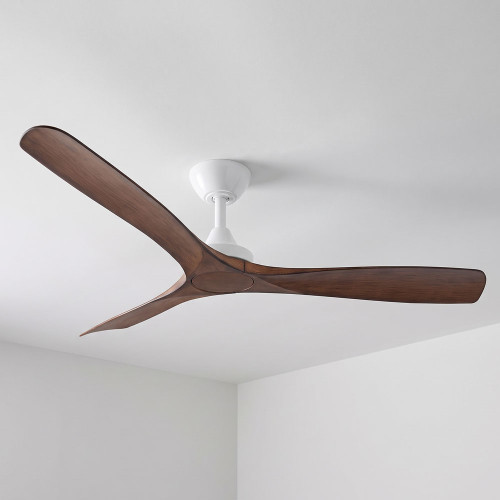 132cm 52-inch White-Koa DC Ceiling Fan Remote Control 3 Blade 30W