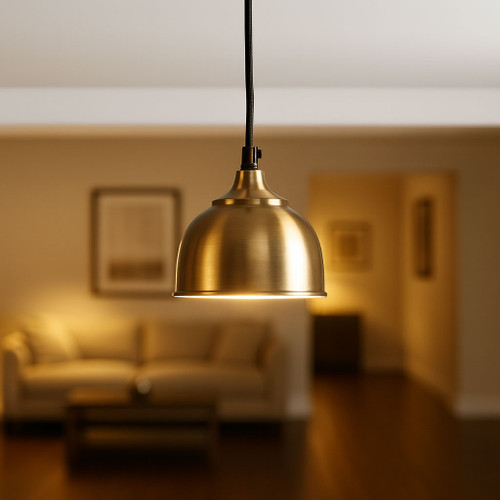 Pendant Light Metal Nickel 14cm E27