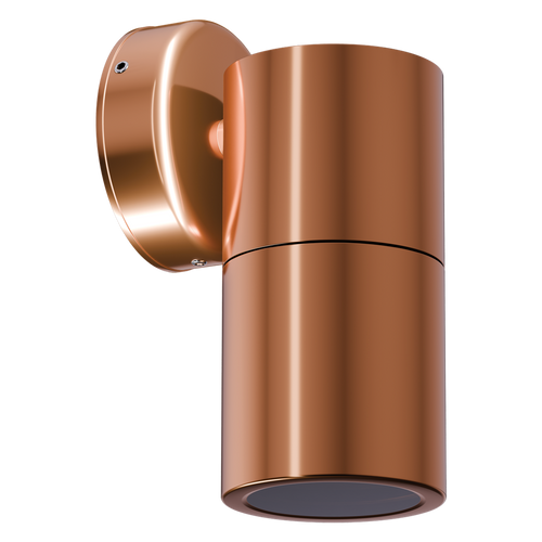 Down Wall Light Copper GU10 6W Tri-CCT 550lm IP65 240V