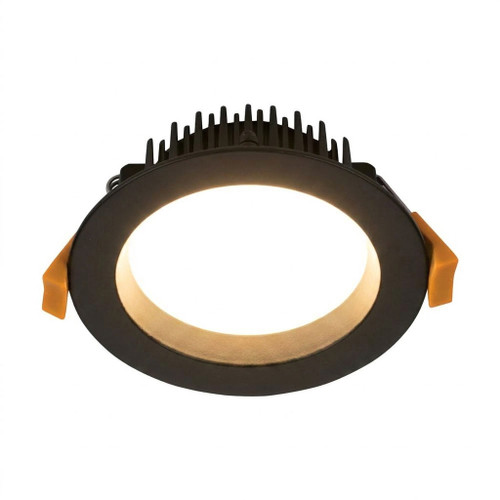 LED Downlight Black Round DALI 11cm Tri-CCT 13W 1306lm IP44 Commercial Grade