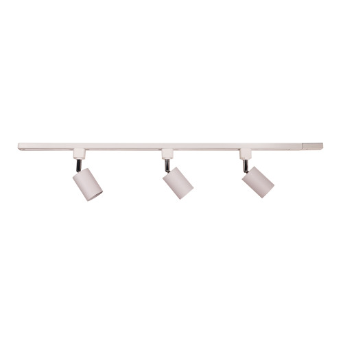 Track Light White Single Circuit 3 Light 5W GU10 4000K 350lm