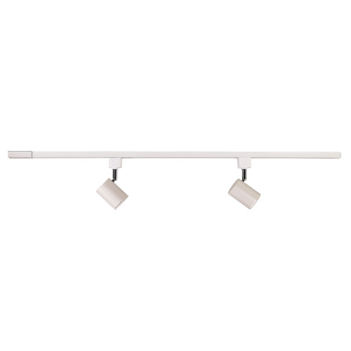 Track Light White Single Circuit 2 Light 7W GU10 4000K 580lm