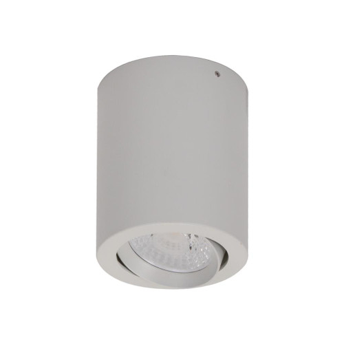 LED Downlight Surface Mounted White Aluminium 10W Tri-CCT 960lm Tiltable