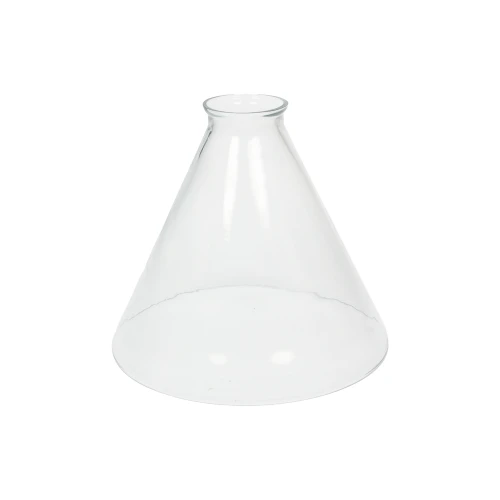 Pendant Shade Cone Clear Glass 25cm