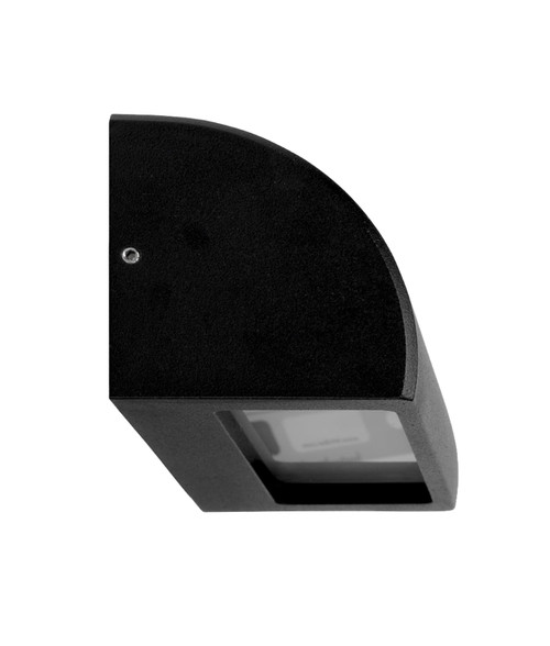 Step Light Black Wide Curved 12V G4 20W IP65