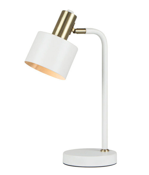 Desk Lamp White E27 60W Adjustable