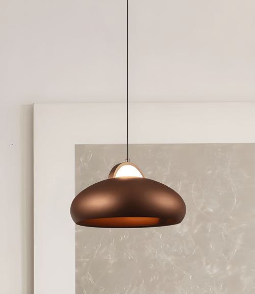 LED Pendant Light Coffee Brass Highlight 8W Tri-CCT 134lm 35cm