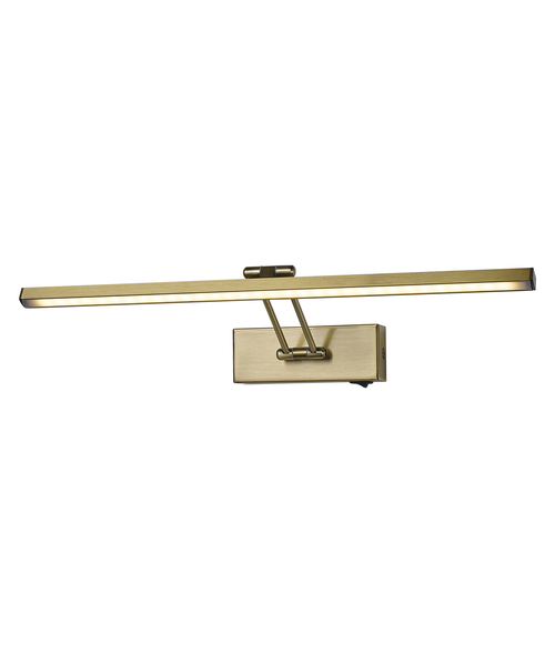 LED Picture Light Brass 606mm Tri-CCT 20W 1334lm Dimmable Tiltable