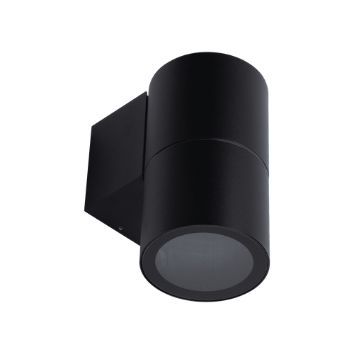 Wall Light Round Black PAR30 E27 10W Tri-CCT 1000lm IP65 IK08