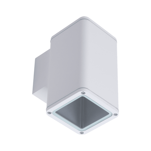 Wall Light Square White PAR30 E27 10W Tri-CCT 1000lm IP65 IK08