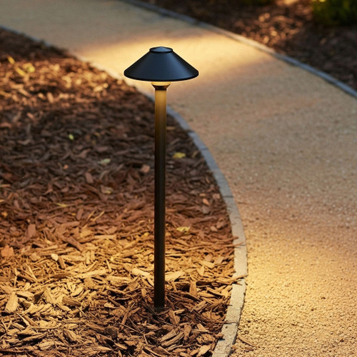 Spike Light Bronze 15cm Head 61cm Post 12V 4W Tri-CCT 350lm IP65