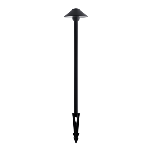 Spike Light Black 15cm Head 61cm Post 12V 4W Tri-CCT 350lm IP65