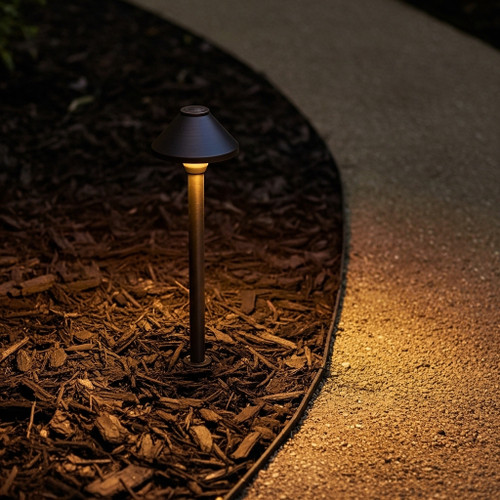 Spike Light Bronze 84mm Head 457mm Post 12V 4W Tri-CCT 350lm IP65