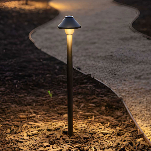 Spike Light Bronze 84mm Head 610mm Post 12V 4W Tri-CCT 350lm IP65