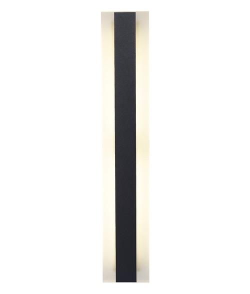 LED Wall Light Black 100cm Rectangular 240V Tri-CCT 32W 860lm IP65