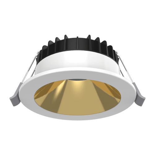 LED Downlight Gold Inner 114mm Tri-CCT 8W 900lm IP44 IK05
