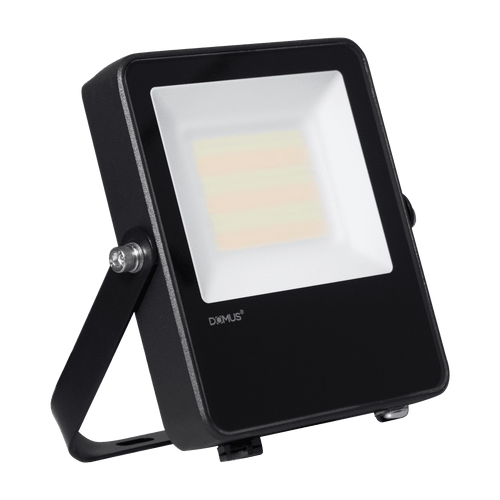 LED Floodlight Black Aluminium Tri-CCT 20W/30W/50W Adjustable 5360lm IP66 IK08