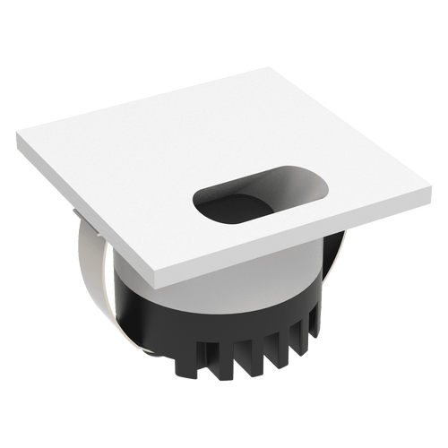 LED Step Light White Square 24V 3W Tri-CCT 30lm IP20