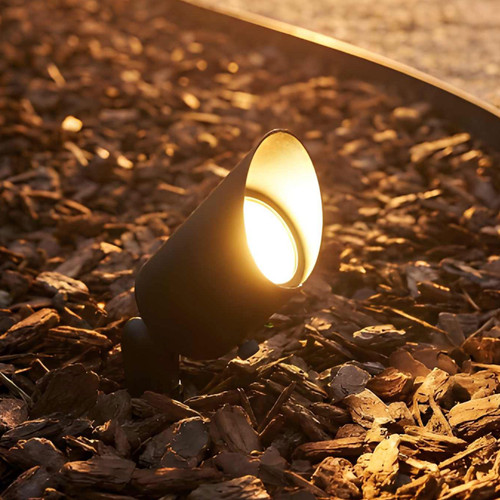 Garden Spike Light Black 12V MR16 6W Tri-CCT 550lm IP65