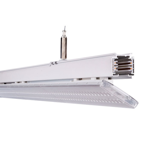 Commercial Grade LED Track Light White 40W Tri-CCT 6000lm IP20 Tiltable Commercial Grade LED Track Light White 40W Tri-CCT 6000lm IP20 Tiltable