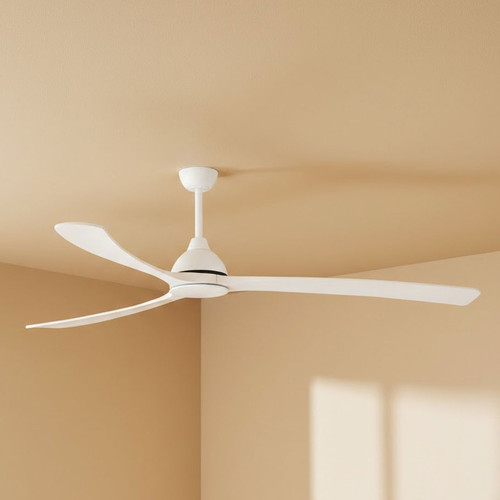 217cm 86-inch White DC Ceiling Fan Smart Remote Control 3 Blade 50W 6 Speed