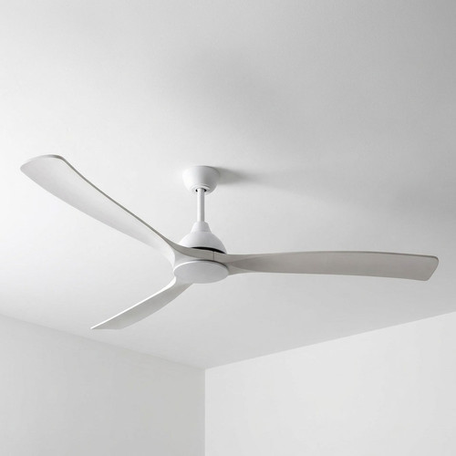 176cm 70-inch White DC Ceiling Fan Smart Remote Control 3 Blade 30W 6 Speed