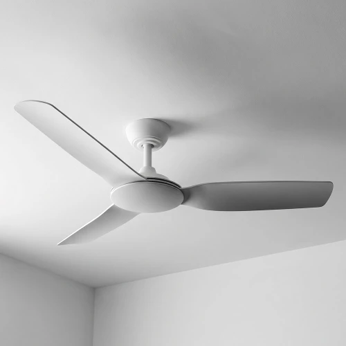 122cm 48-inch White DC Ceiling Fan With WiFi Remote Smart 3 Blade 33W 6 Speed