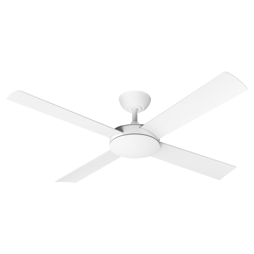 132cm 52-inch White DC Ceiling Fan 4 Blade 36W 3 Speed