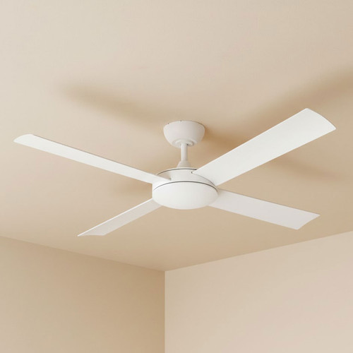 132cm 52-inch White DC Ceiling Fan 4 Blade 36W 3 Speed
