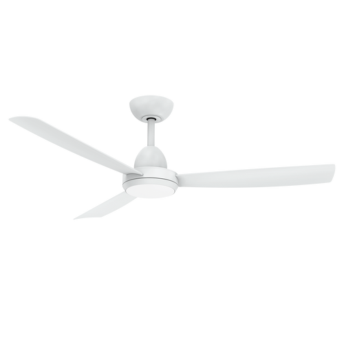 122cm 48-inch White DC Ceiling Fan With Light 3 Blade 23W