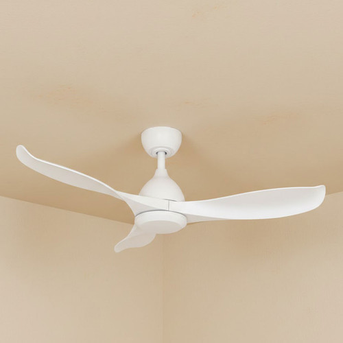 107cm 42-inch White Smart DC Ceiling Fan WiFi Remote 3 Blade 34W 6 Speed