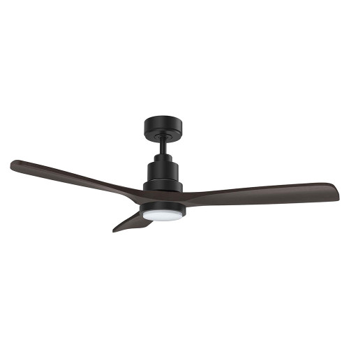 107cm 42-inch Black-Walnut Smart DC Ceiling Fan With Light WiFi Remote 3 Blade 40W