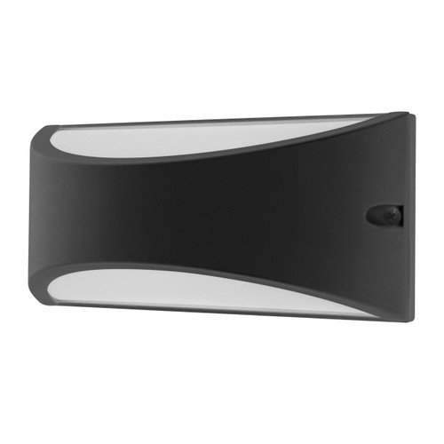 Wall Light Black Aluminium E27 15W IP54