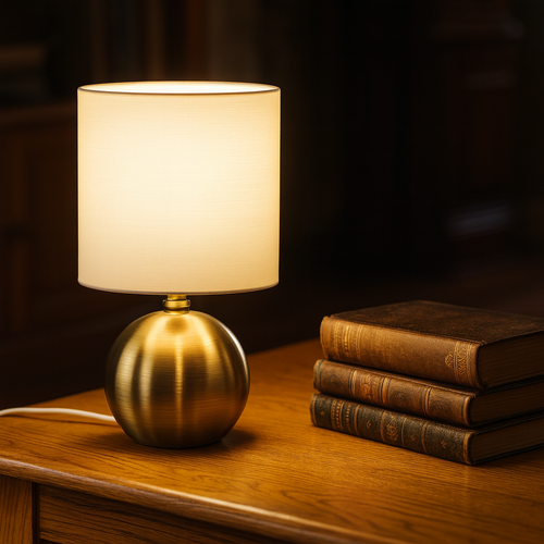 Antique Brass Graceful Touch Lamp