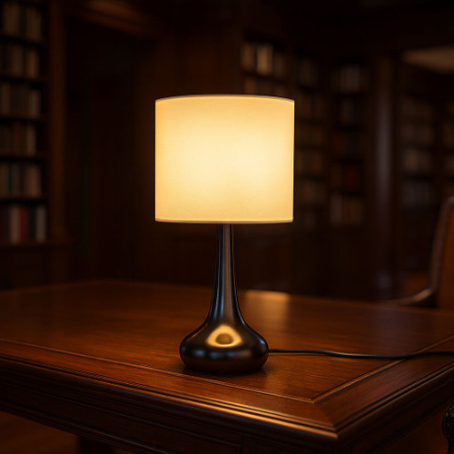 Gunmetal Refined Touch Lamp