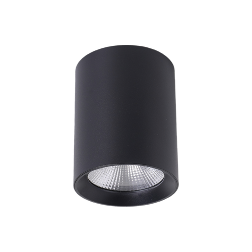 LED Downlight Black 7W Tri-CCT 600lm IP44 Surface Mounted