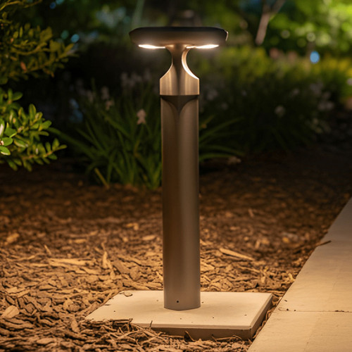 Solar Bollard Light Black 4000K 180lm 90cm IP65 IK10 Commercial Grade
