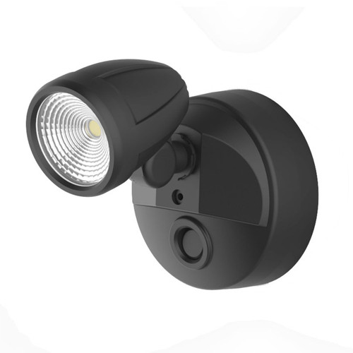 LED Security Light Black 240V 12W Tri-CCT 1100lm IP54