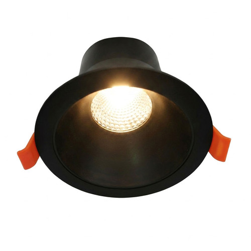 LED Downlight Black 10cm Tri-CCT 9W 850lm IP44