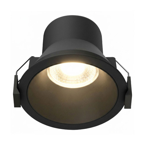 LED Downlight Black 8W Tri-CCT 740lm IP44 103mm Dimmable