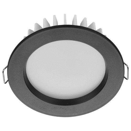 LED Downlight Black 8W Tri-CCT 860lm IP44 103mm Dimmable
