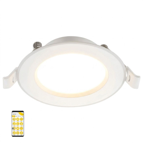LED Downlight Zigbee 7W Multi-CCT 570lm White IP44 90mm
