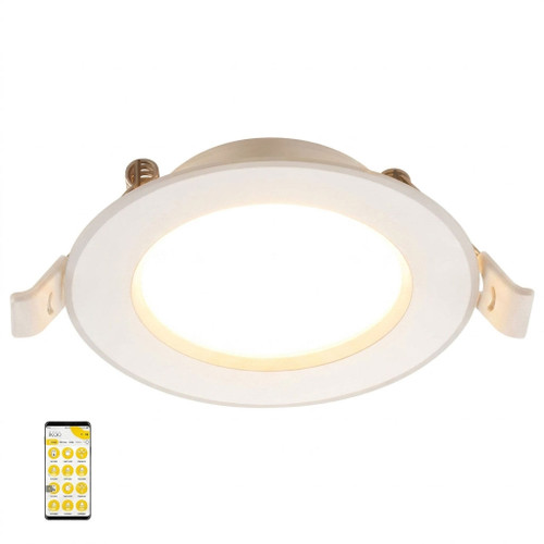 LED Downlight WiFi 9W Multi-CCT 750lm White IP44 110mm