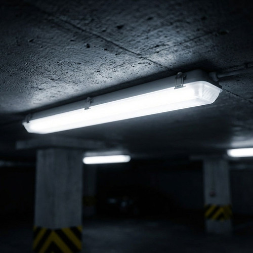 LED Batten Light 66cm 10W/20W Tri-CCT 2400lm IP65 IK08 White