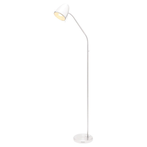 Floor Lamp White E27 28W 120cm Adjustable